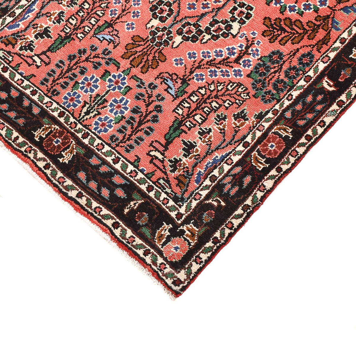 Perser Rug - Nomadic - 139 x 77 cm - light red
