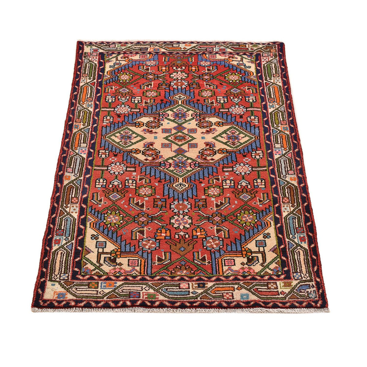 Perser Rug - Nomadic - 134 x 81 cm - red