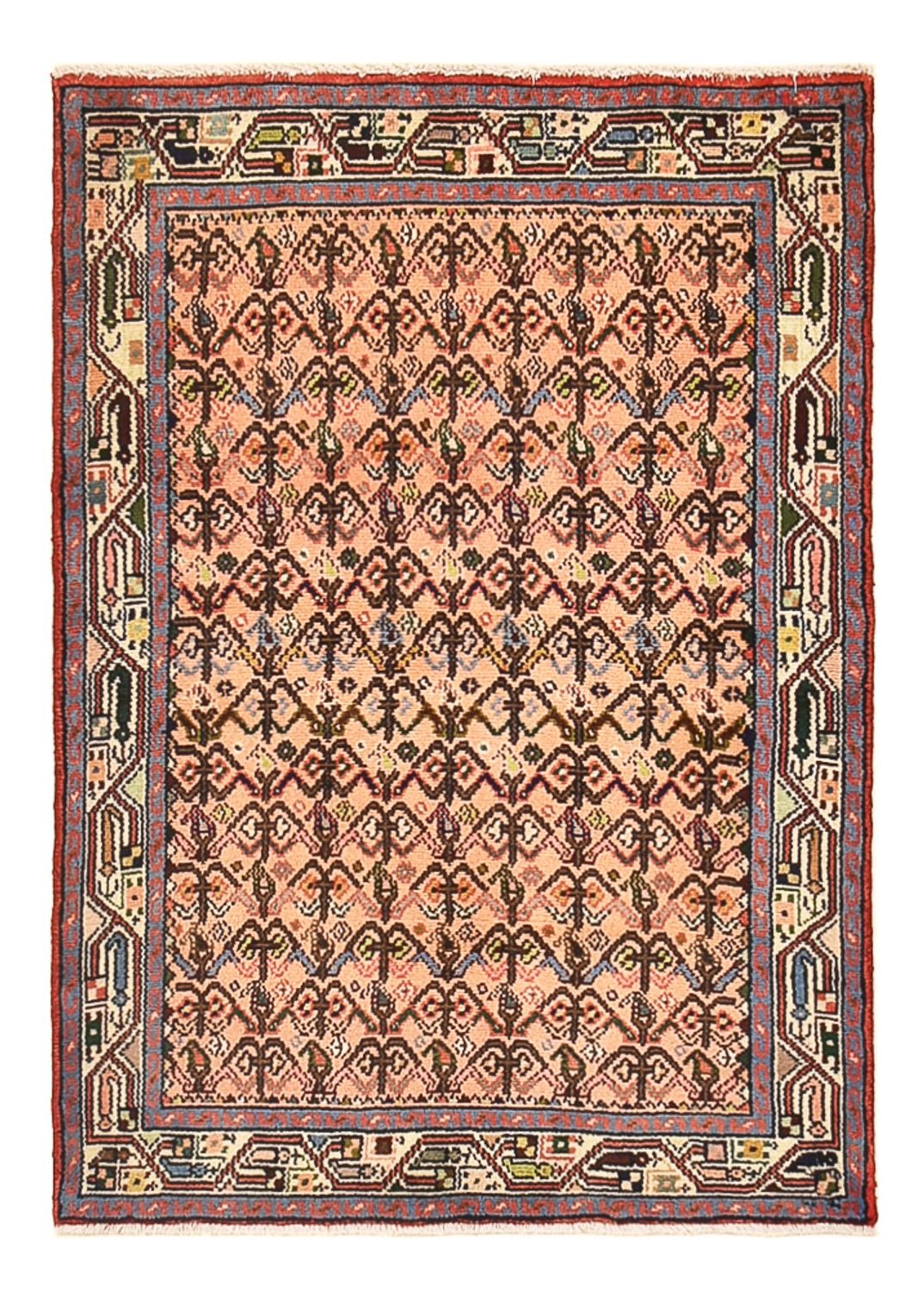 Perser Rug - Nomadic - 112 x 78 cm - light red