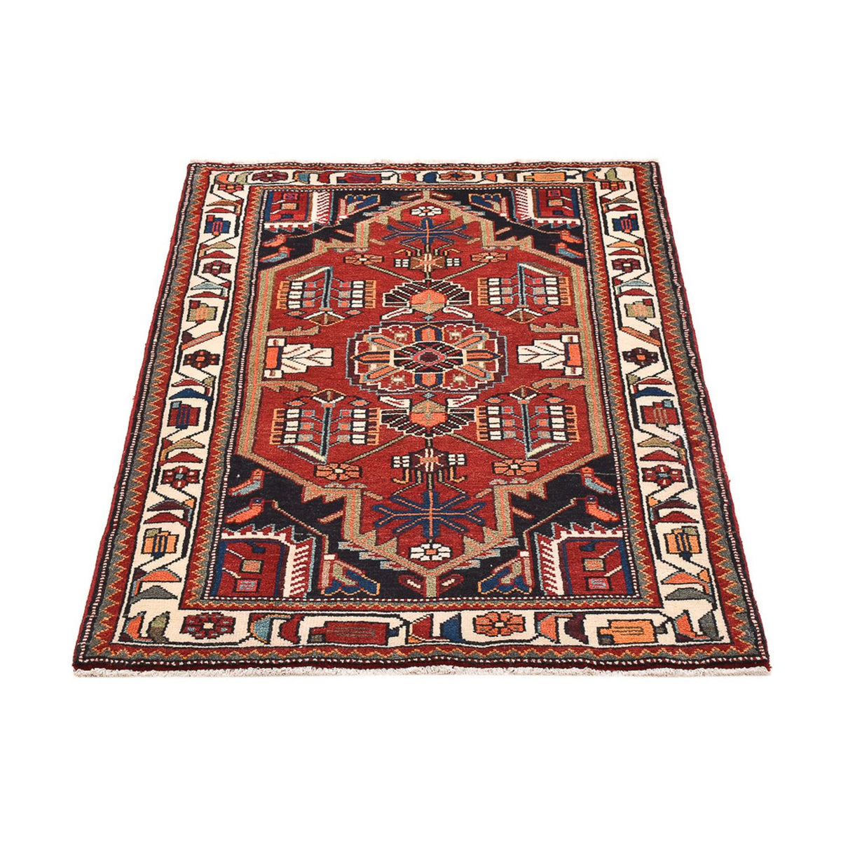 Perser Rug - Nomadic - 137 x 92 cm - red