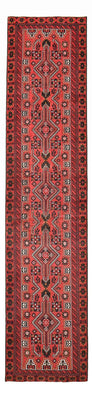 Runner Belutsch Rug - 378 x 85 cm - red