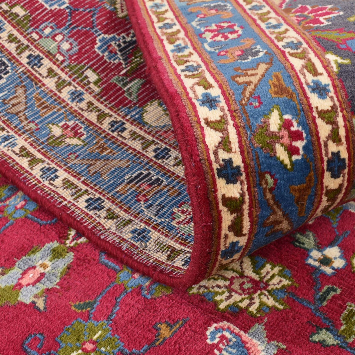 Runner Perser Rug - Keshan - 188 x 103 cm - red