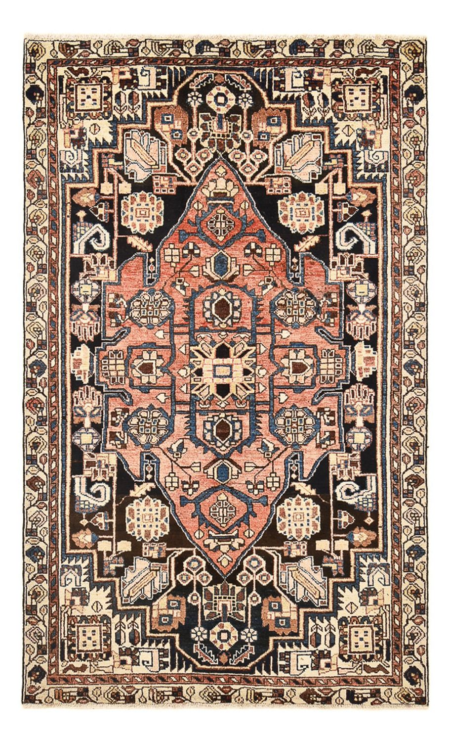 Perser Rug - Nomadic - 207 x 127 cm - light red