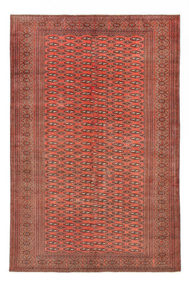 Turkaman Rug - 289 x 191 cm - red