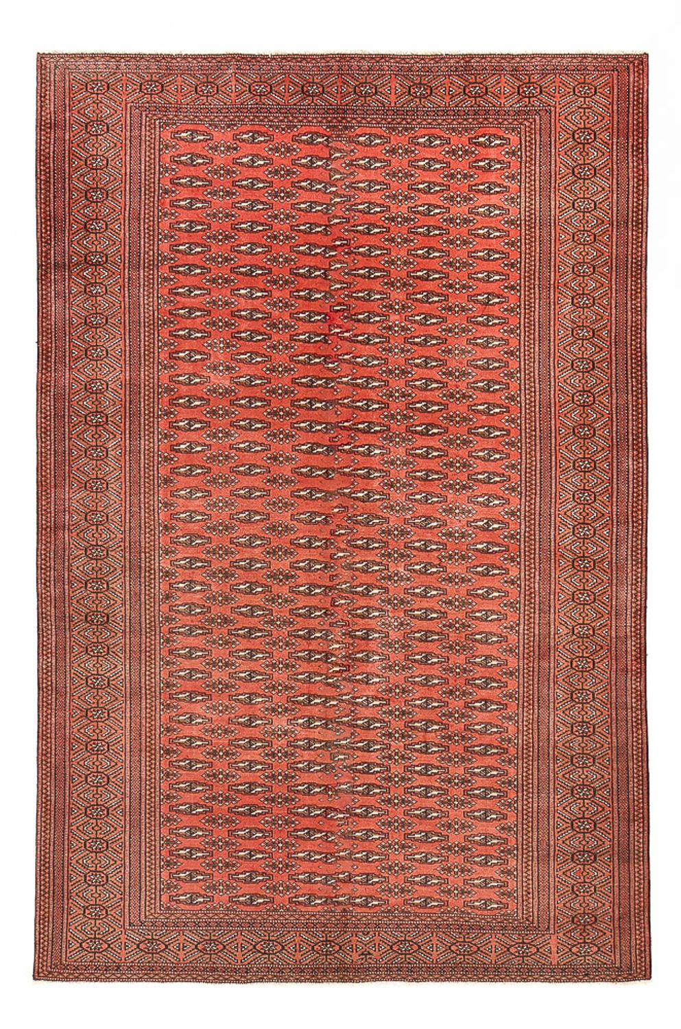 Turkaman Rug - 289 x 191 cm - red