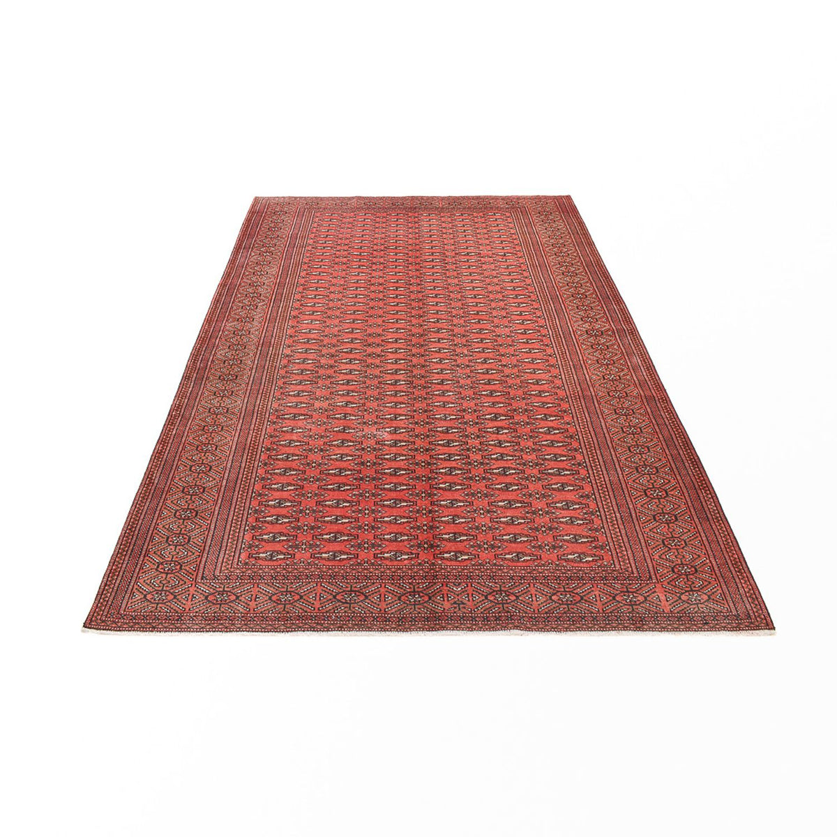 Turkaman Rug - 289 x 191 cm - red