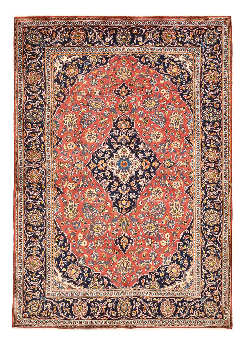 Perser Rug - Keshan - 205 x 141 cm - light red