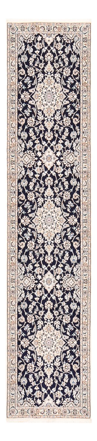 Runner Perser Rug - Nain - Royal - 315 x 69 cm - dark blue