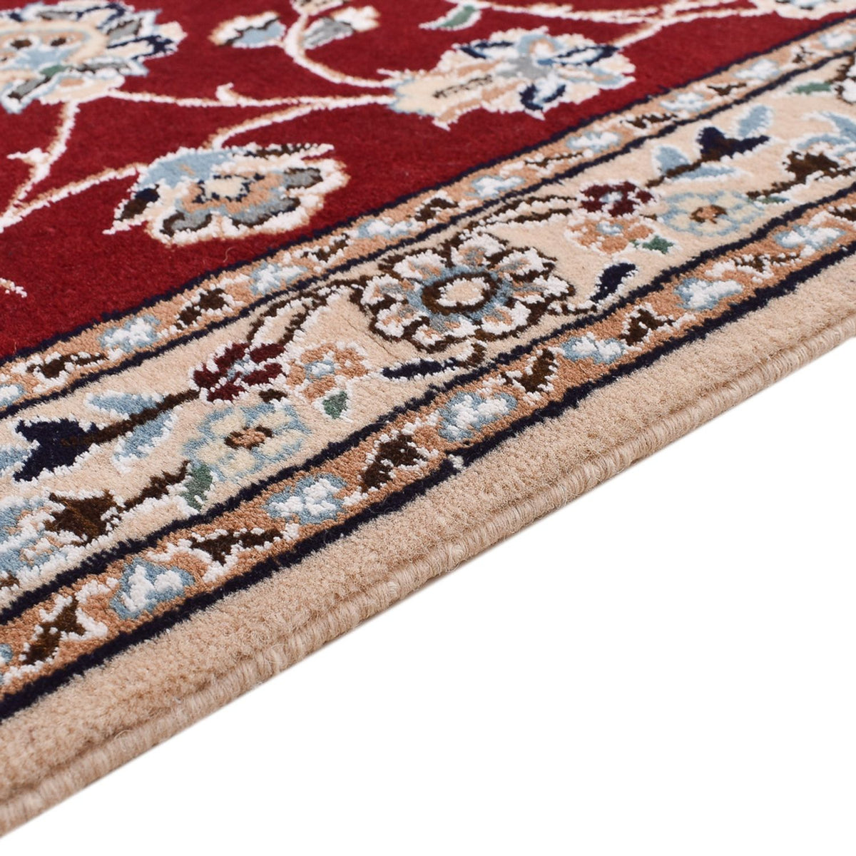 Runner Perser Rug - Nain - Royal - 215 x 90 cm - red