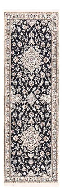 Runner Perser Rug - Nain - Royal - 220 x 72 cm - dark blue