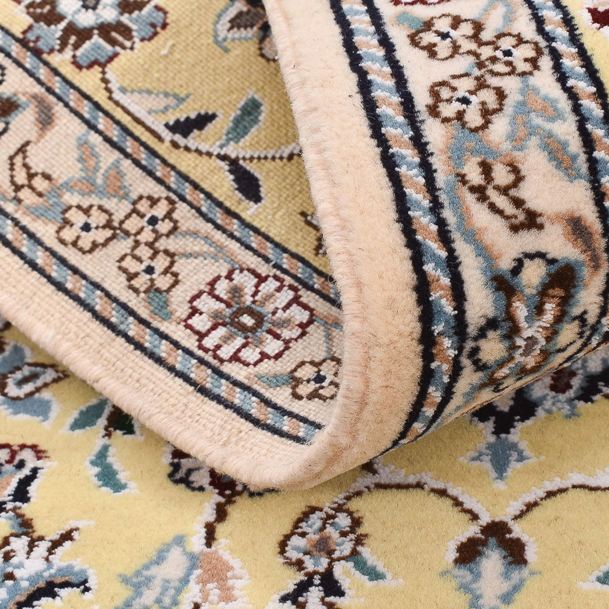 Runner Perser Rug - Nain - Royal - 204 x 60 cm - beige