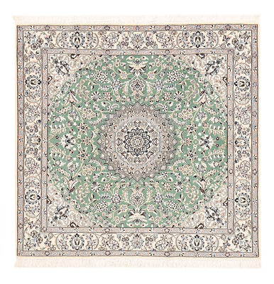 Perser Rug - Nain - Royal square  - 152 x 149 cm - light green