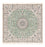 Perser Rug - Nain - Royal square  - 152 x 149 cm - light green