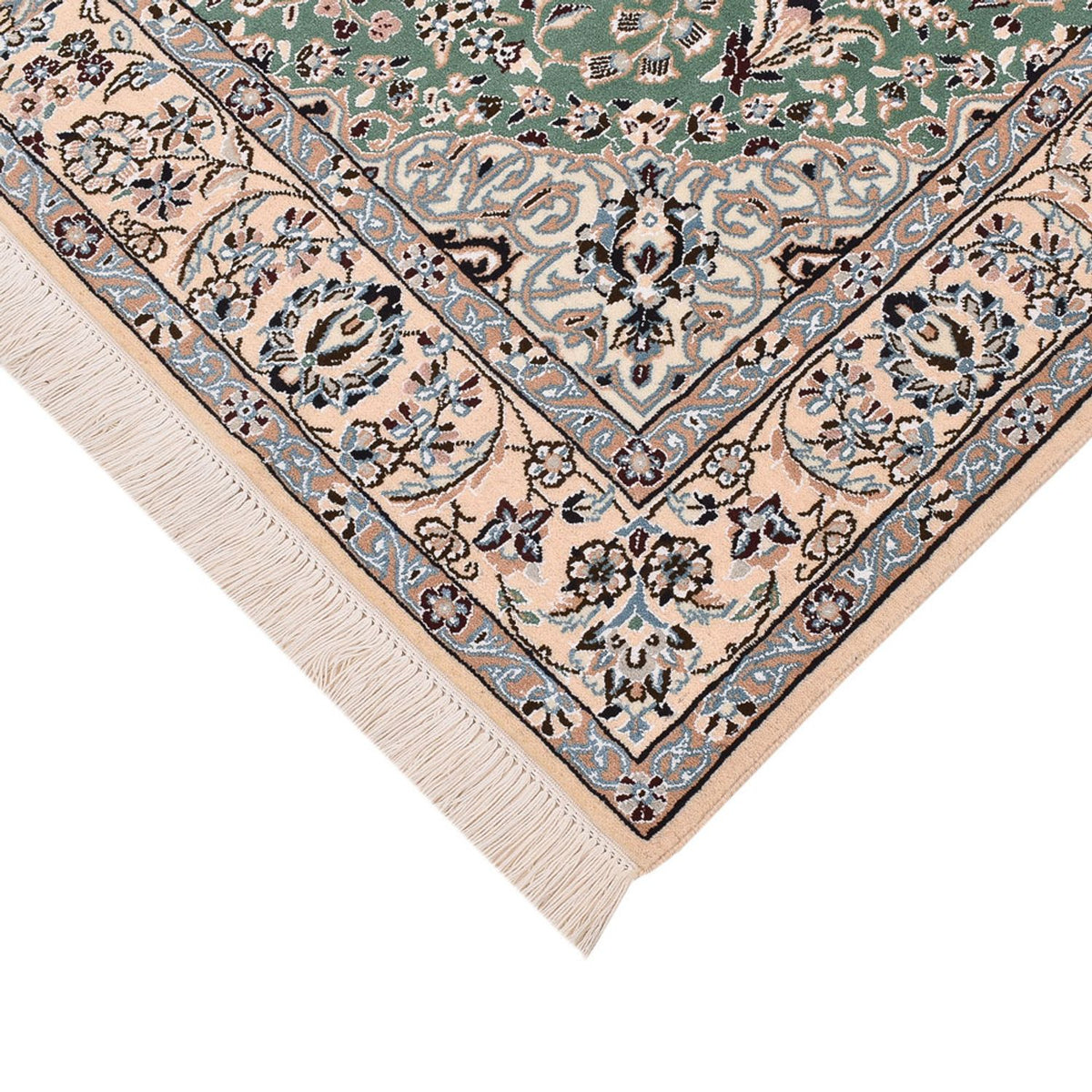 Perser Rug - Nain - Royal square  - 152 x 149 cm - light green