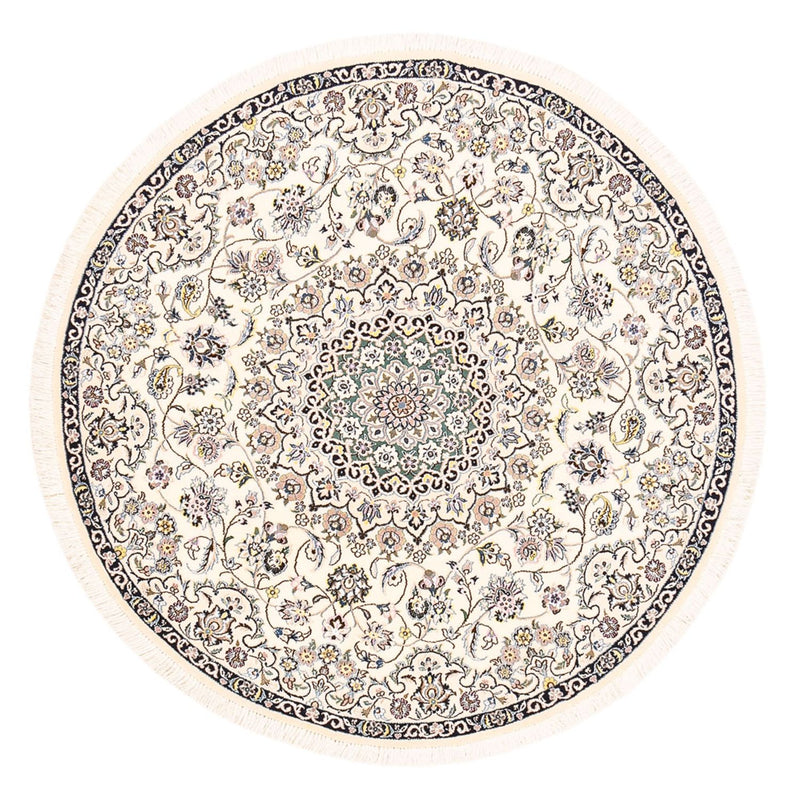 Perser Rug - Nain - Royal round  - 152 x 152 cm - cream