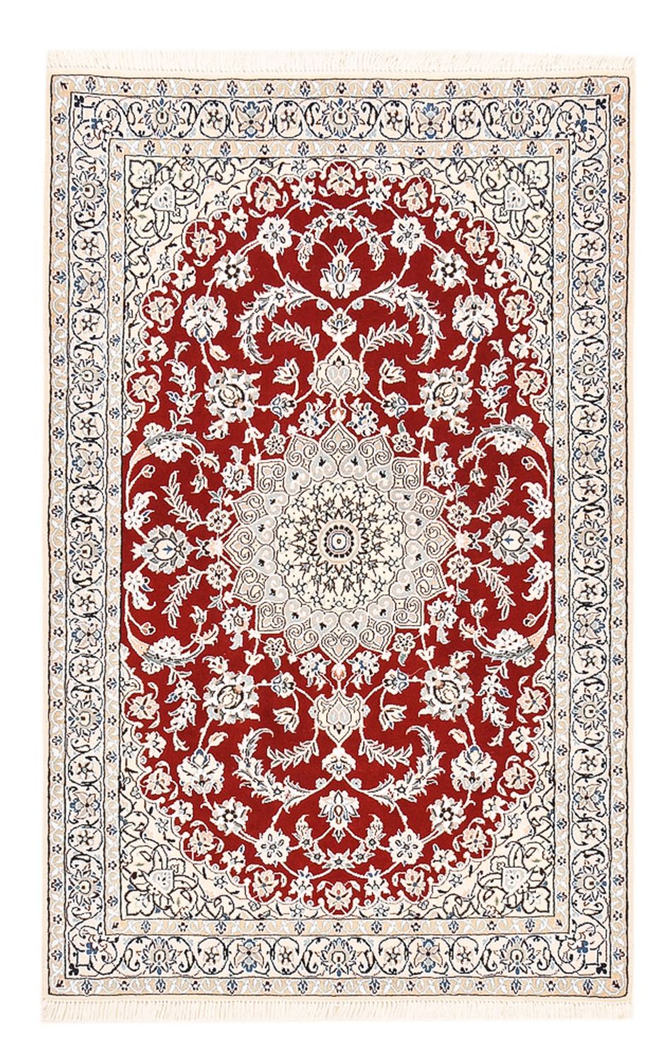 Perser Rug - Nain - Royal - 155 x 105 cm - red