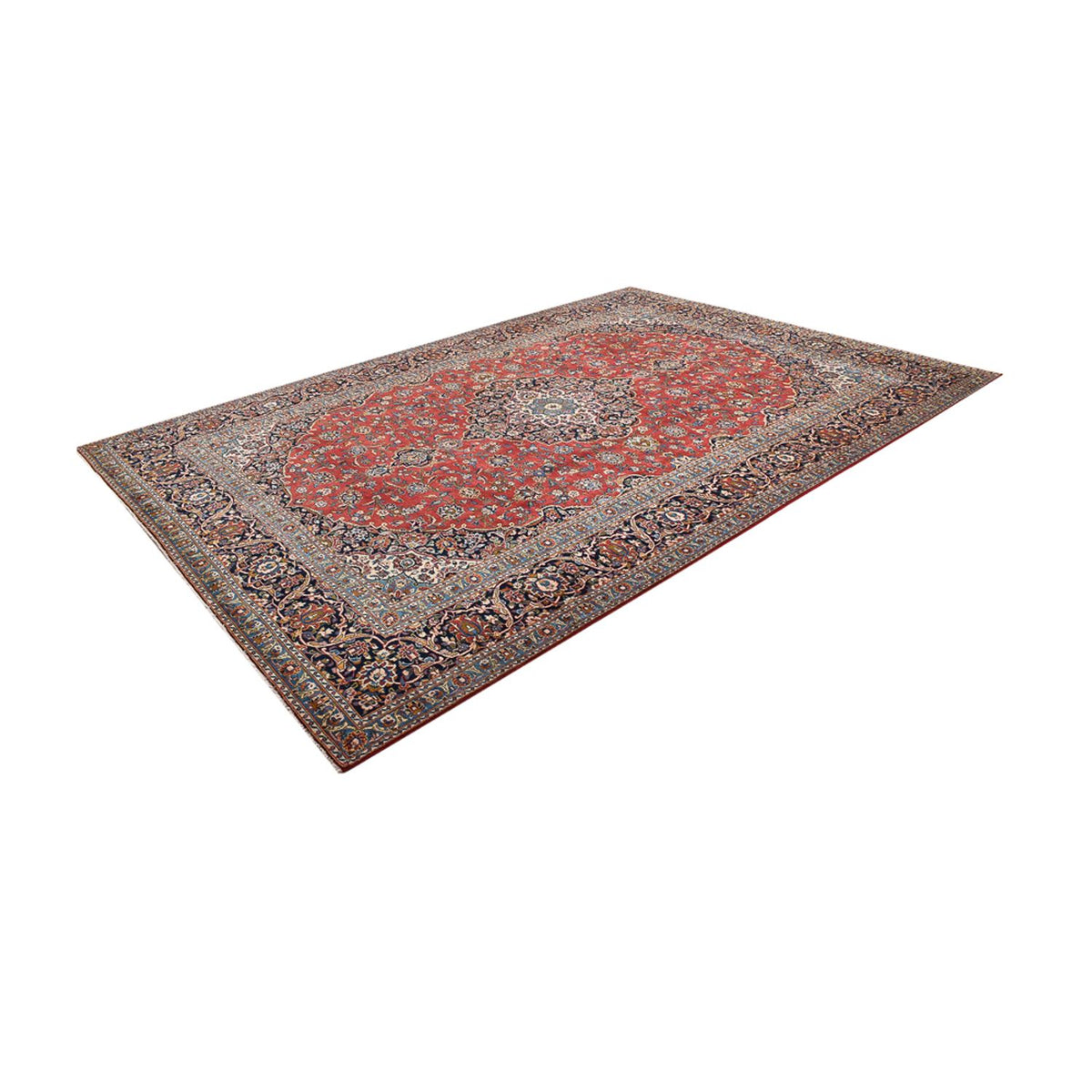 Perser Rug - Keshan - 423 x 302 cm - red