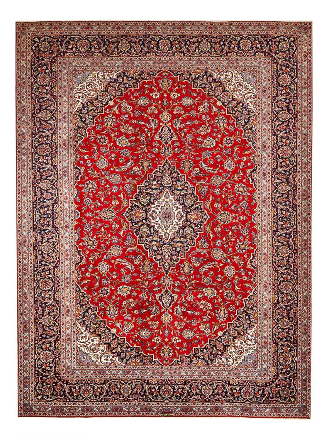 Perser Rug - Keshan - 393 x 294 cm - red