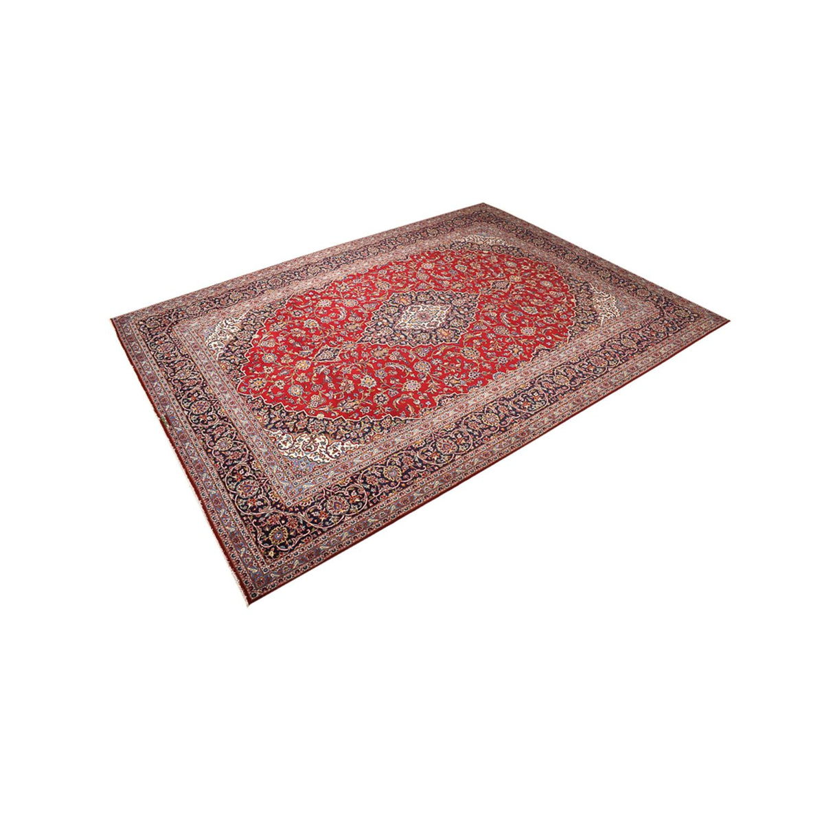 Perser Rug - Keshan - 393 x 294 cm - red