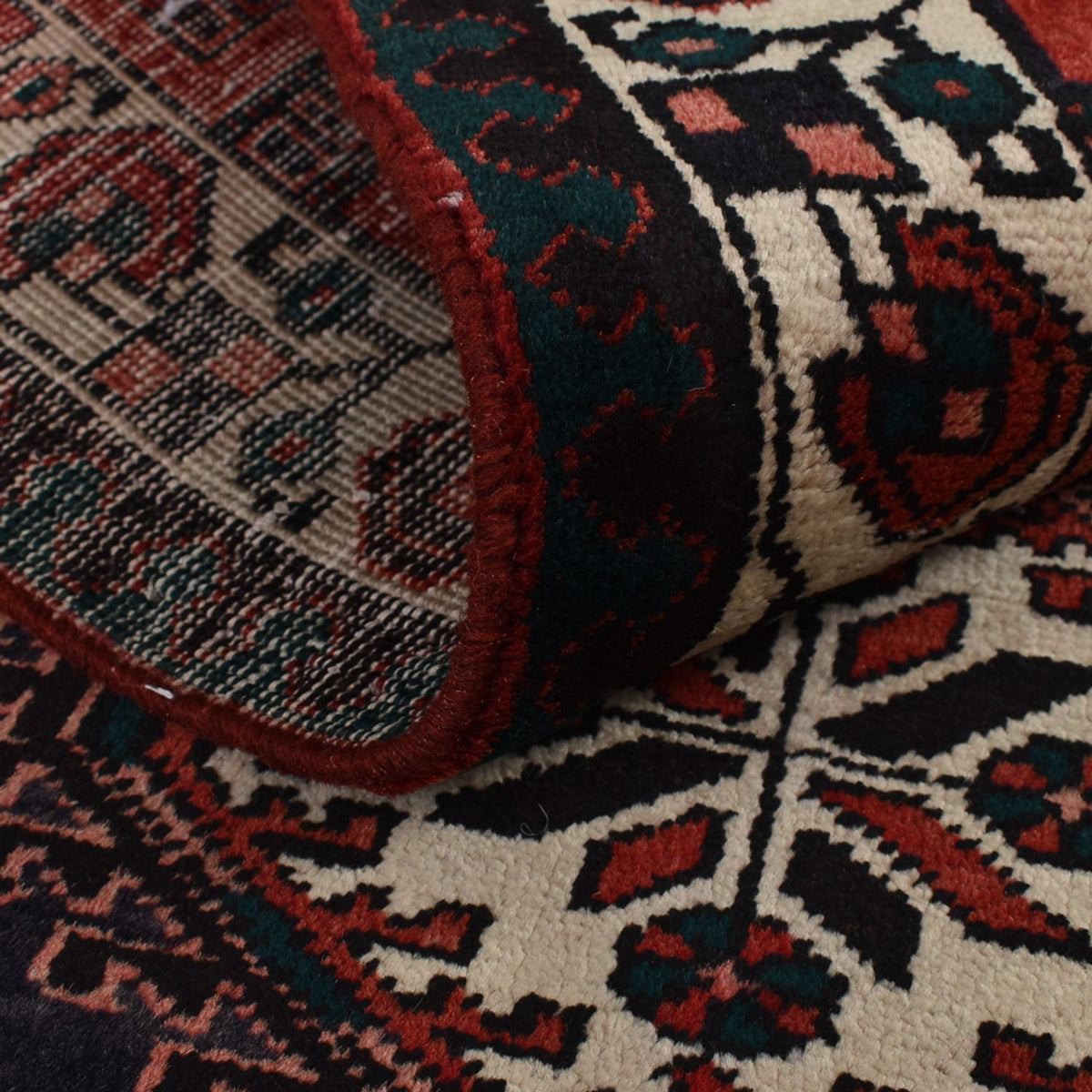 Runner Perser Rug - Nomadic - 318 x 100 cm - dark red