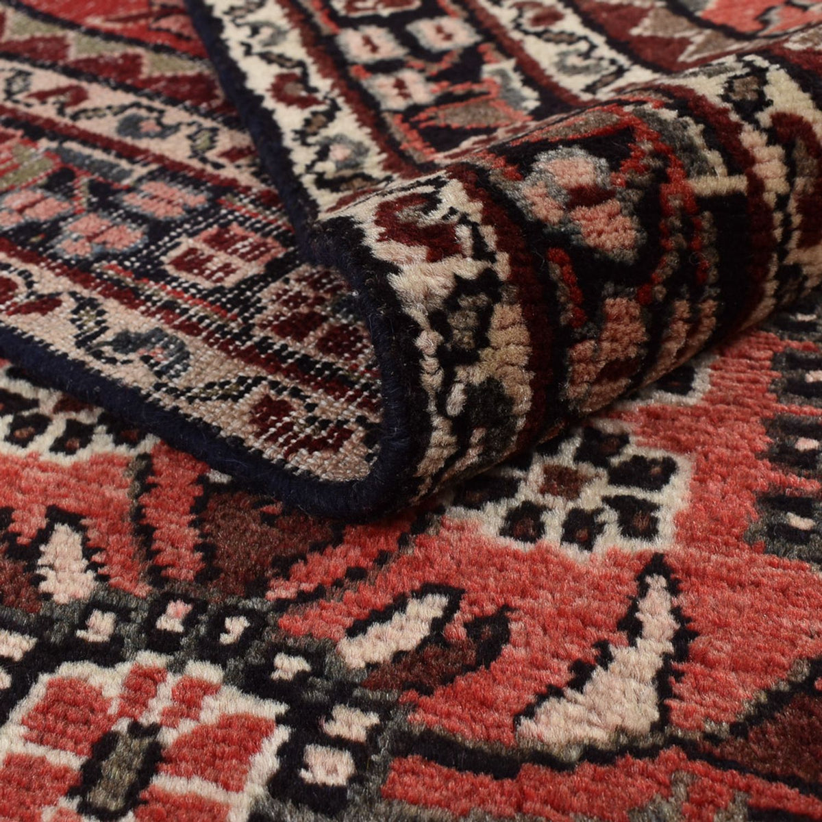 Runner Perser Rug - Tabriz - 398 x 110 cm - red