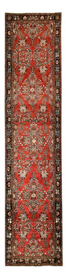 Runner Perser Rug - Tabriz - 433 x 95 cm - red