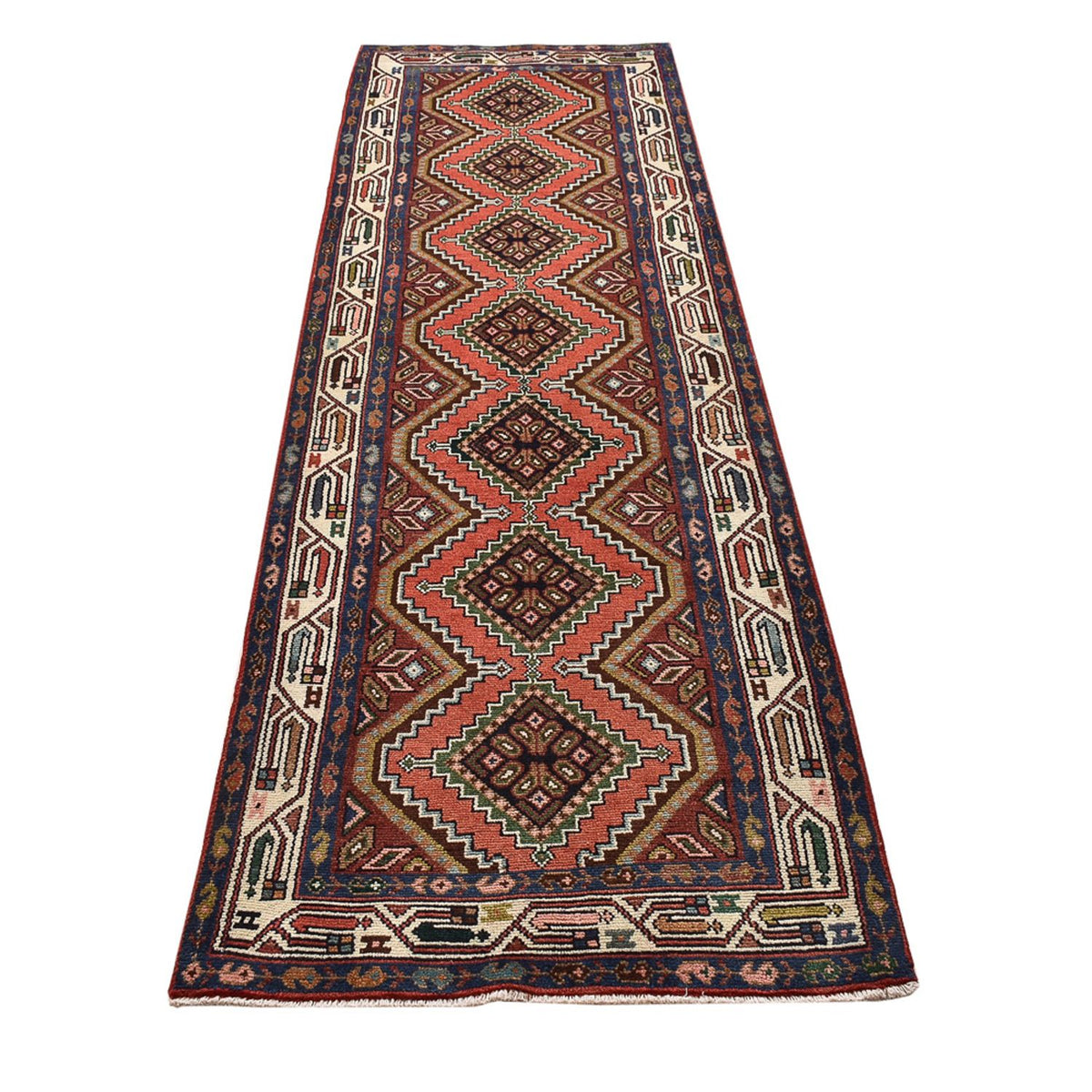 Runner Perser Rug - Nomadic - 290 x 83 cm - light red