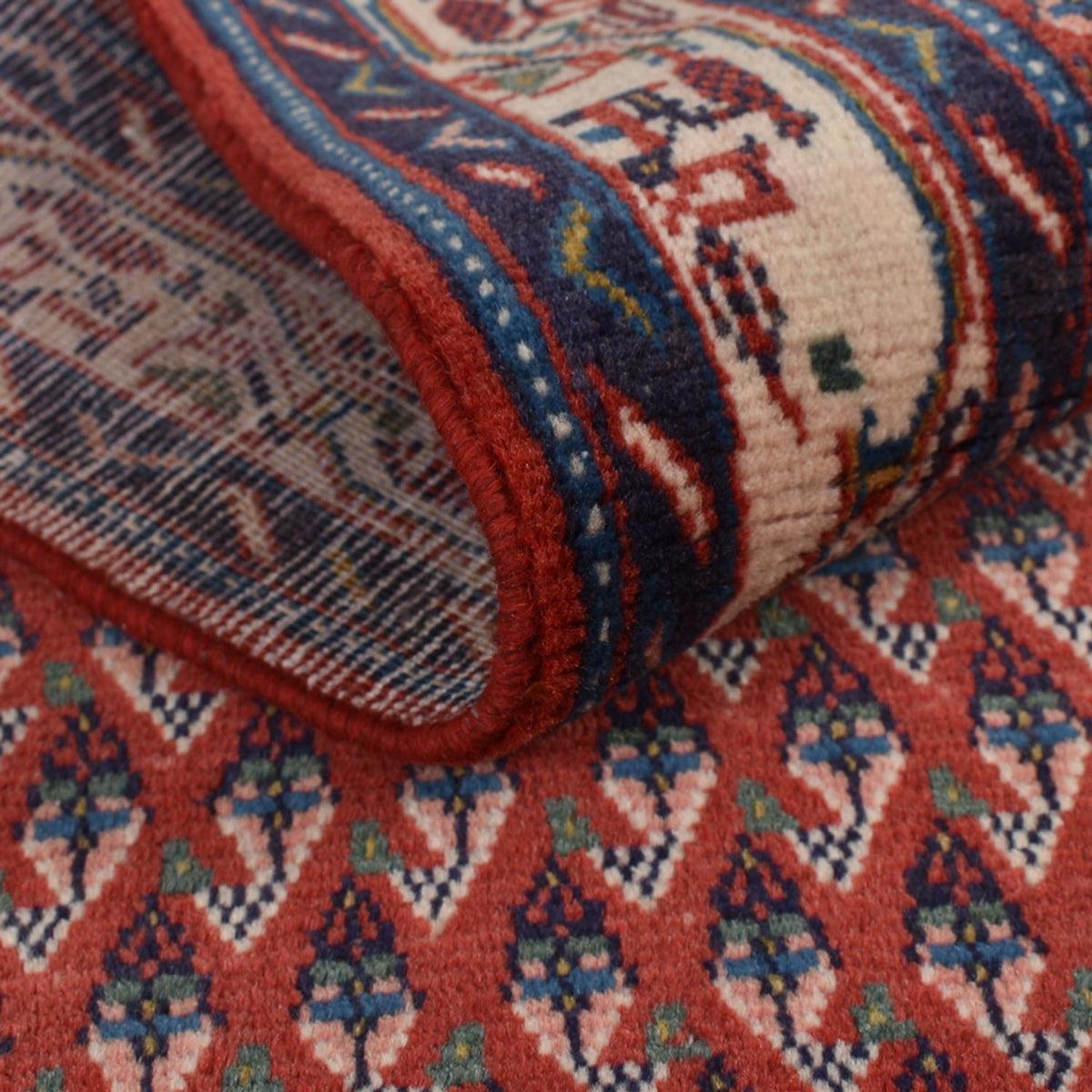 Runner Perser Rug - Mir - 318 x 80 cm - red