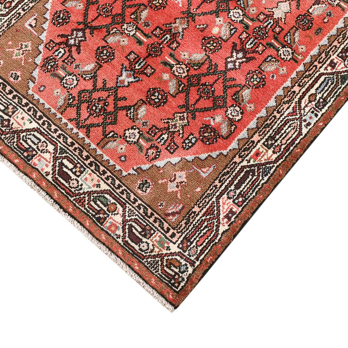 Runner Perser Rug - Nomadic - 203 x 74 cm - light red