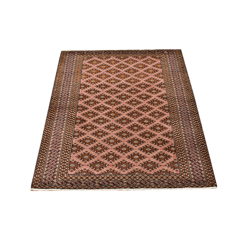 Turkaman Rug - 132 x 97 cm - light red