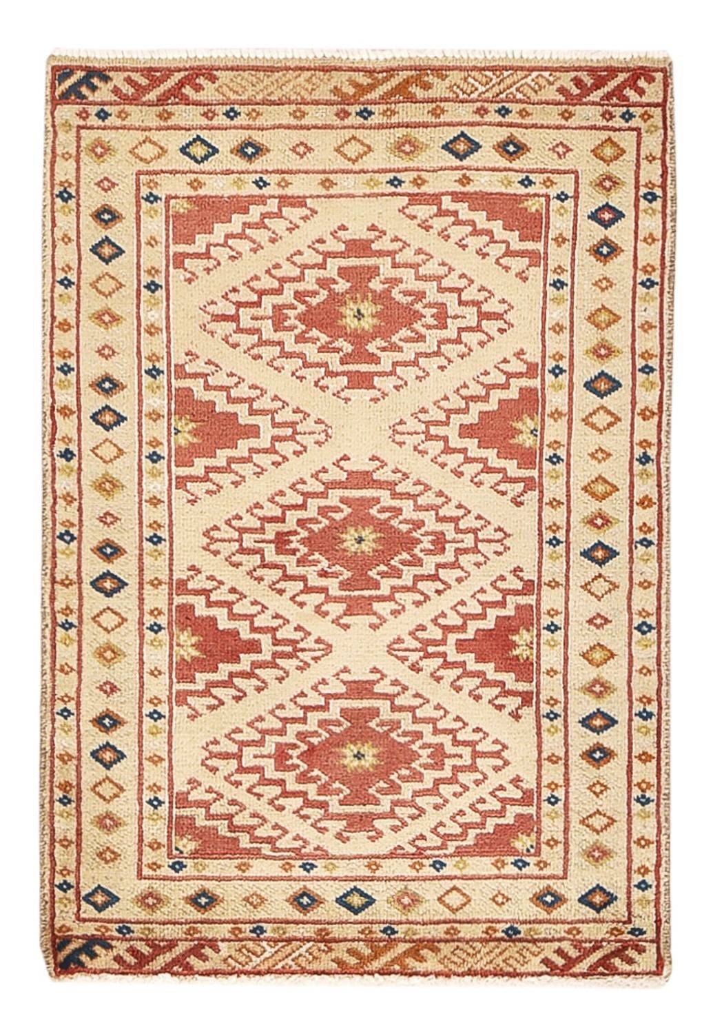 Turkaman Rug - 89 x 62 cm - multicolored