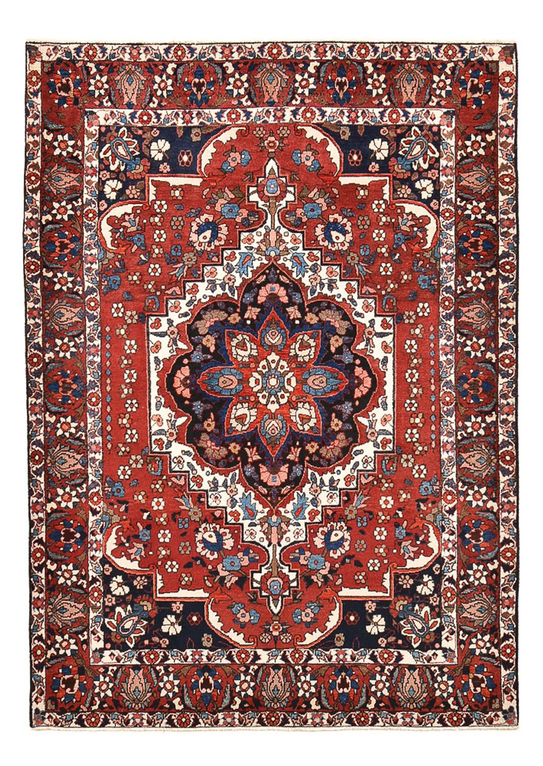 Perser Rug - Nomadic - 205 x 142 cm - red
