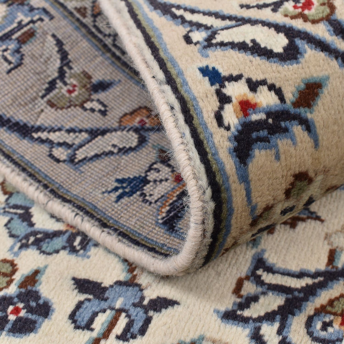 Perser Rug - Keshan - 140 x 92 cm - light grey