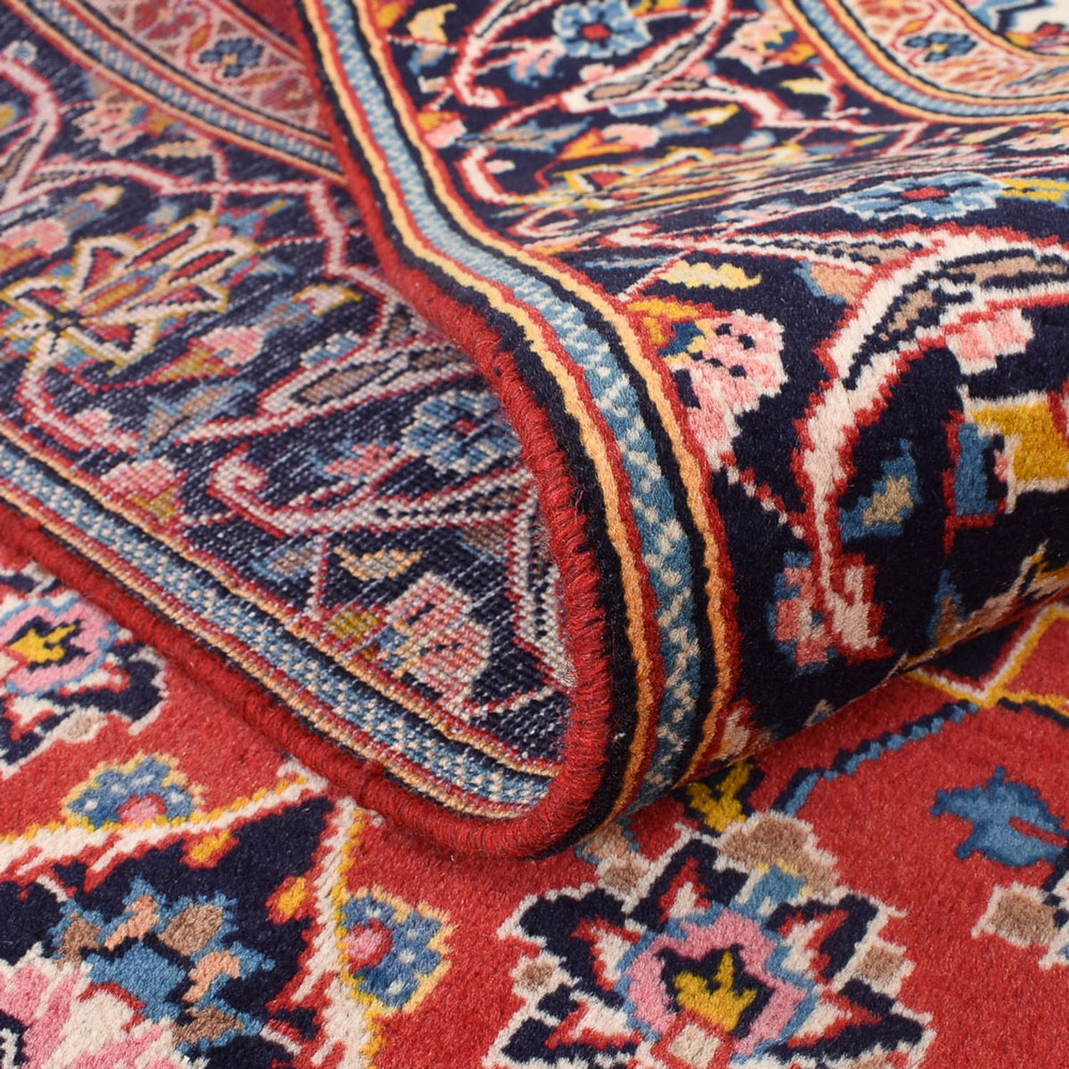 Perser Rug - Keshan - 235 x 140 cm - red