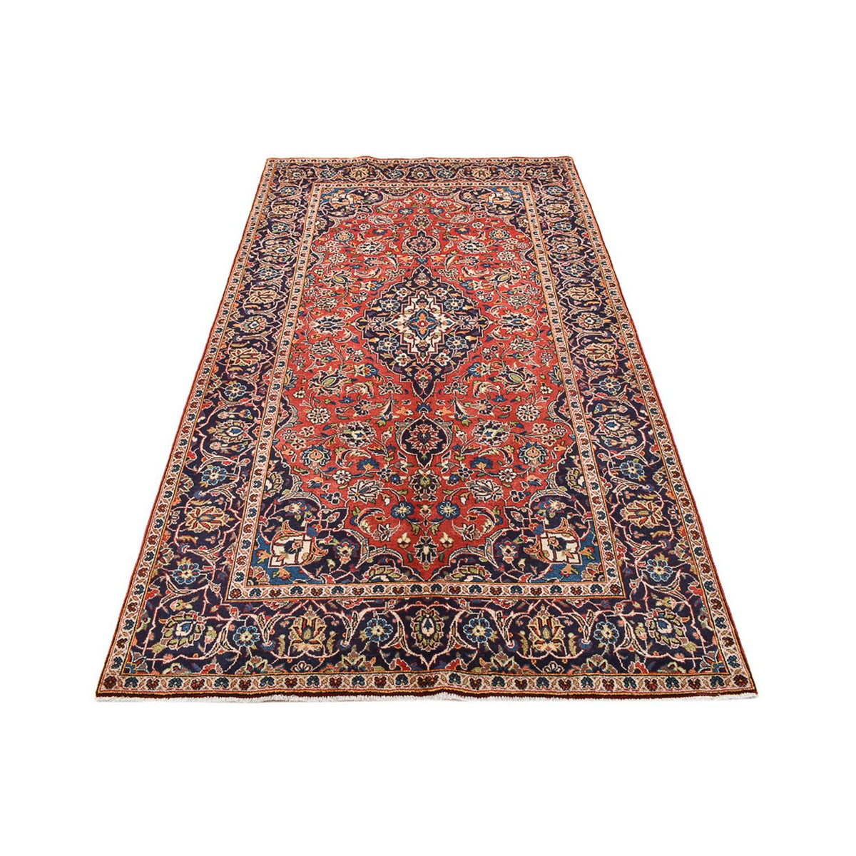 Perser Rug - Keshan - 263 x 146 cm - light red