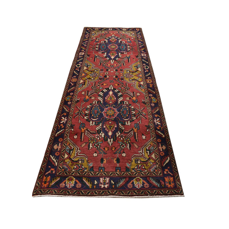 Runner Perser Rug - Tabriz - 338 x 112 cm - red