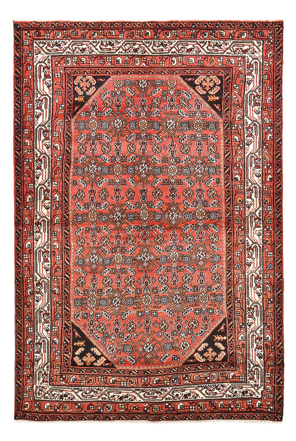 Perser Rug - Nomadic - 227 x 150 cm - light red