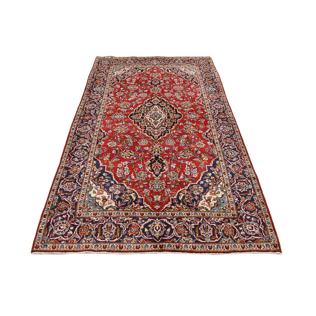 Perser Rug - Keshan - 260 x 148 cm - red