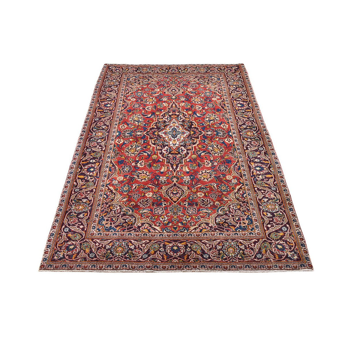 Perser Rug - Keshan - 220 x 136 cm - light red
