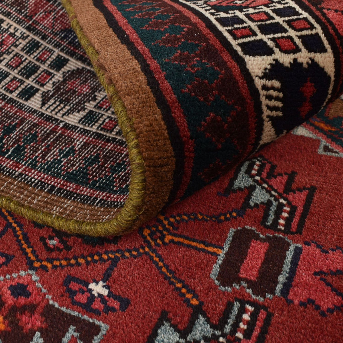 Runner Perser Rug - Nomadic - 220 x 100 cm - red