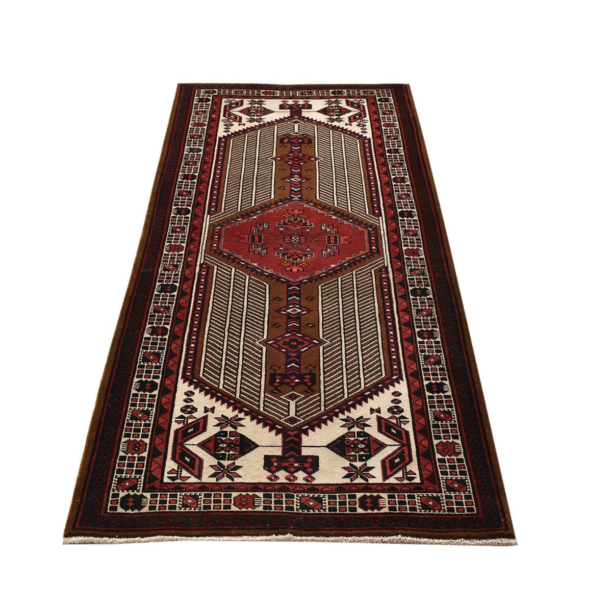Runner Perser Rug - Nomadic - 220 x 100 cm - red