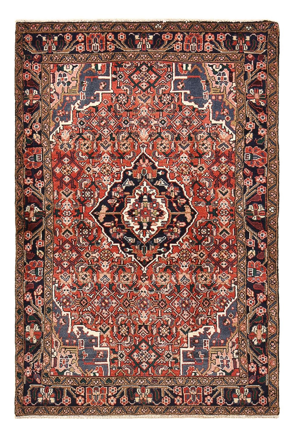 Perser Rug - Nomadic - 156 x 105 cm - dark red
