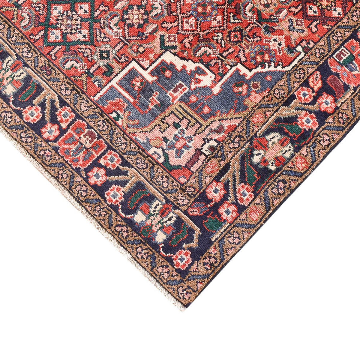 Perser Rug - Nomadic - 156 x 105 cm - dark red