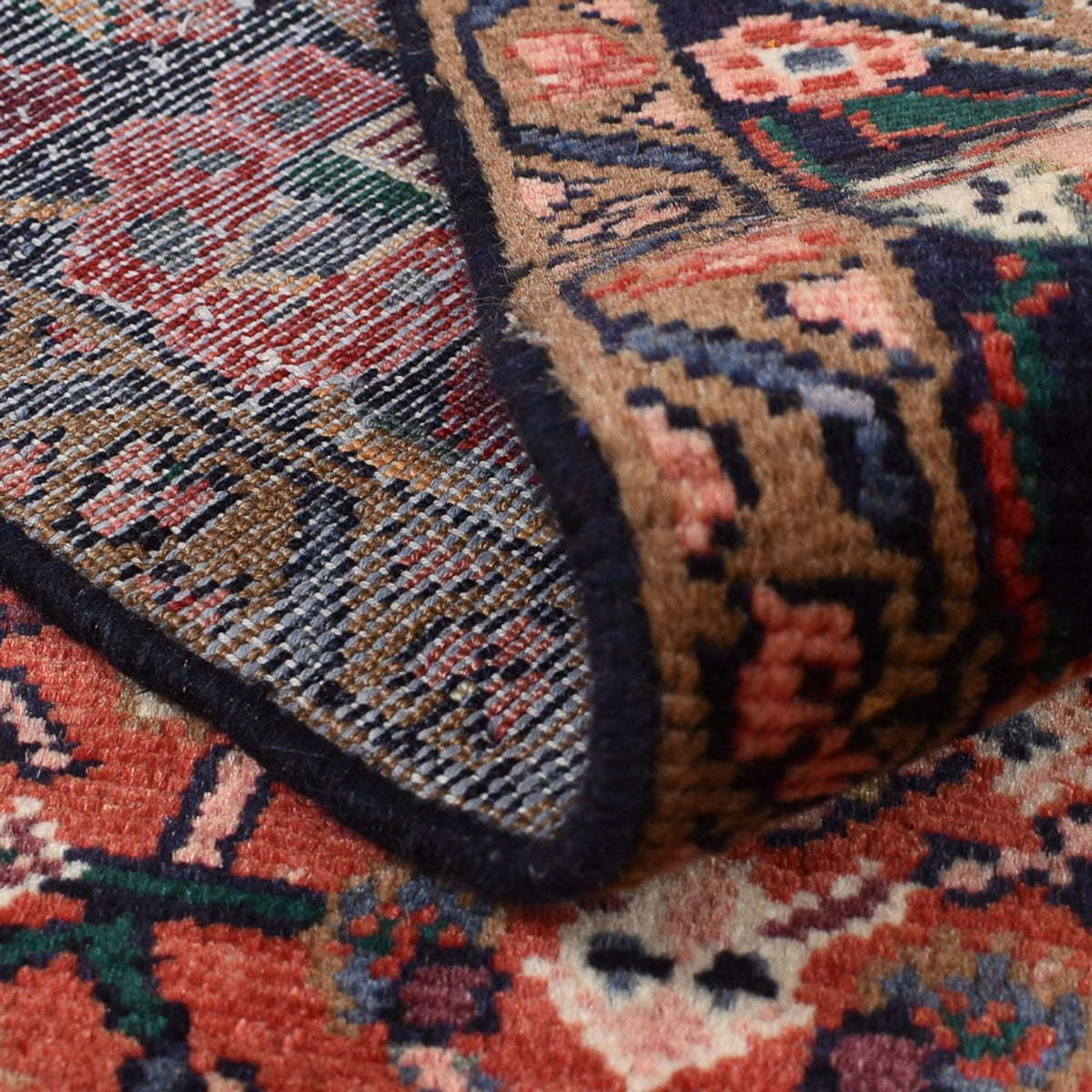 Perser Rug - Nomadic - 156 x 105 cm - dark red