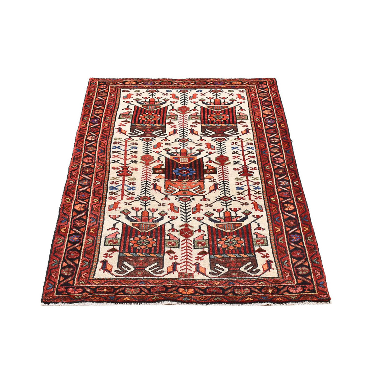 Perser Rug - Nomadic - 130 x 88 cm - red