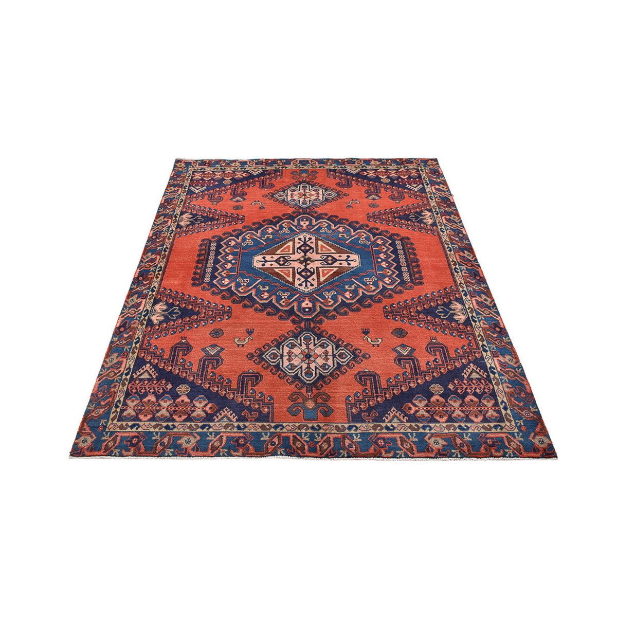 Perser Rug - Nomadic - 208 x 162 cm - multicolored