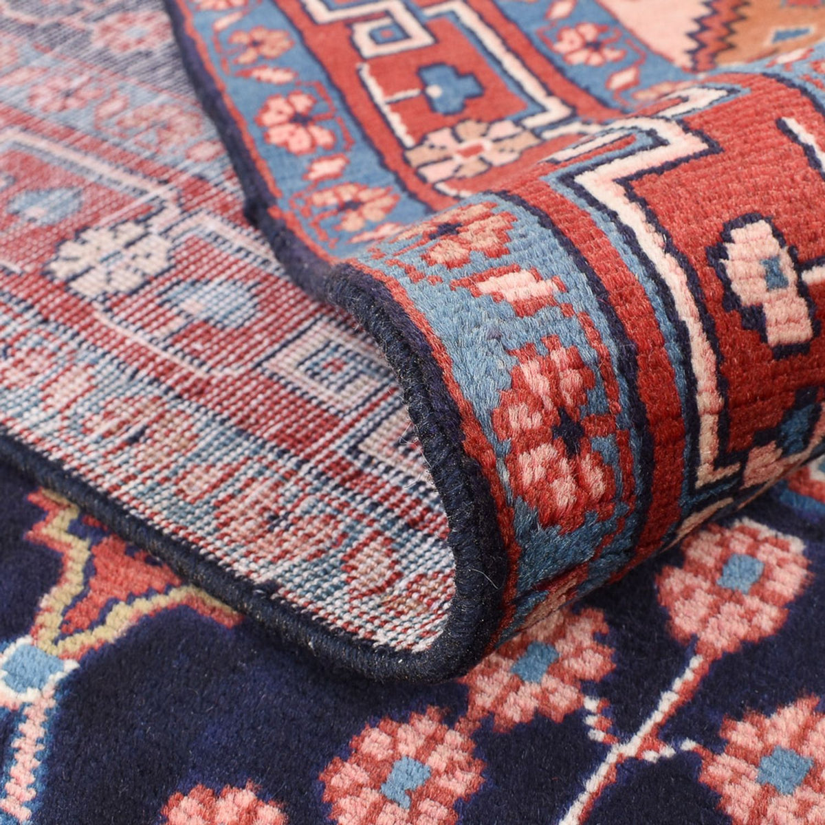 Perser Rug - Nomadic - 208 x 137 cm - dark blue