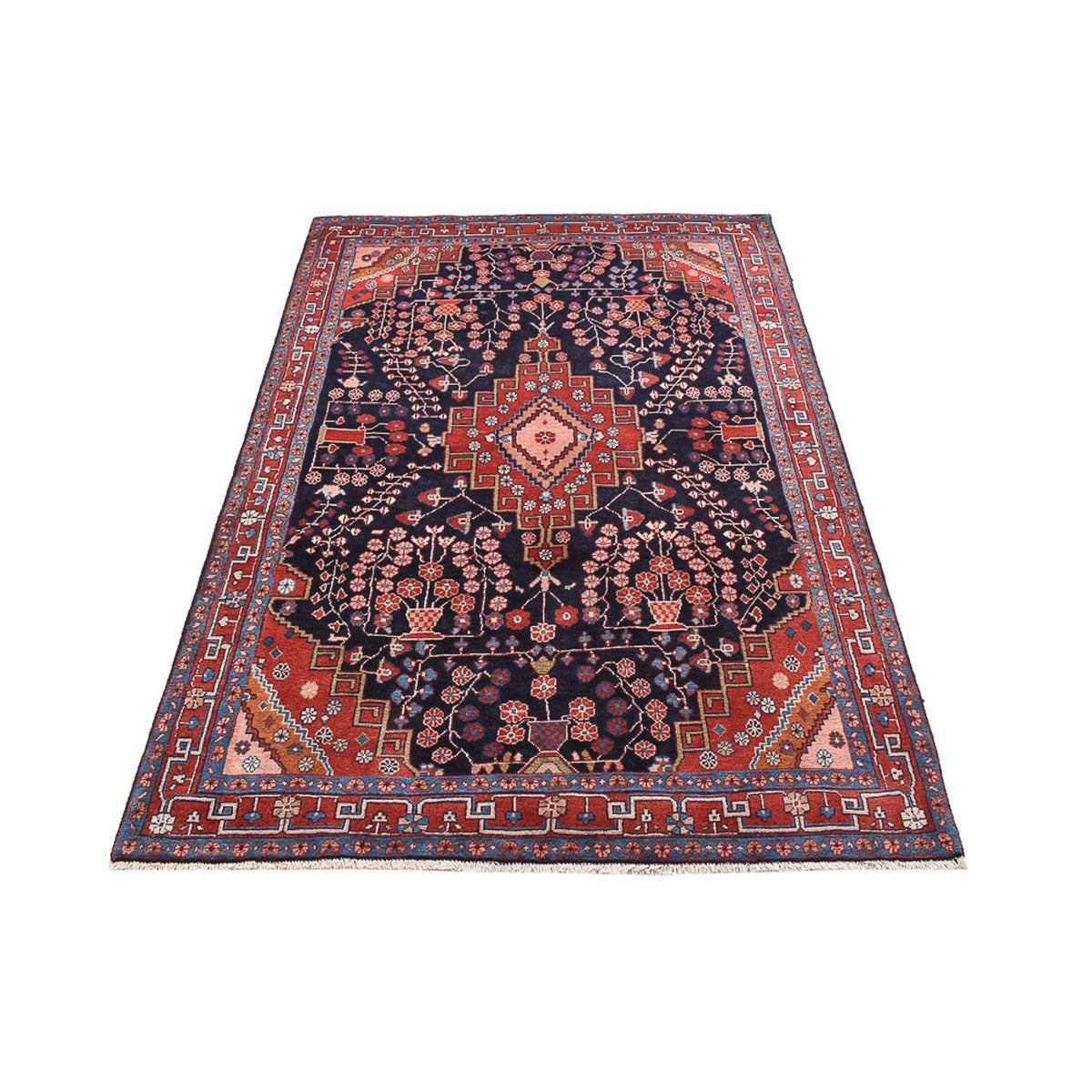Perser Rug - Nomadic - 208 x 137 cm - dark blue
