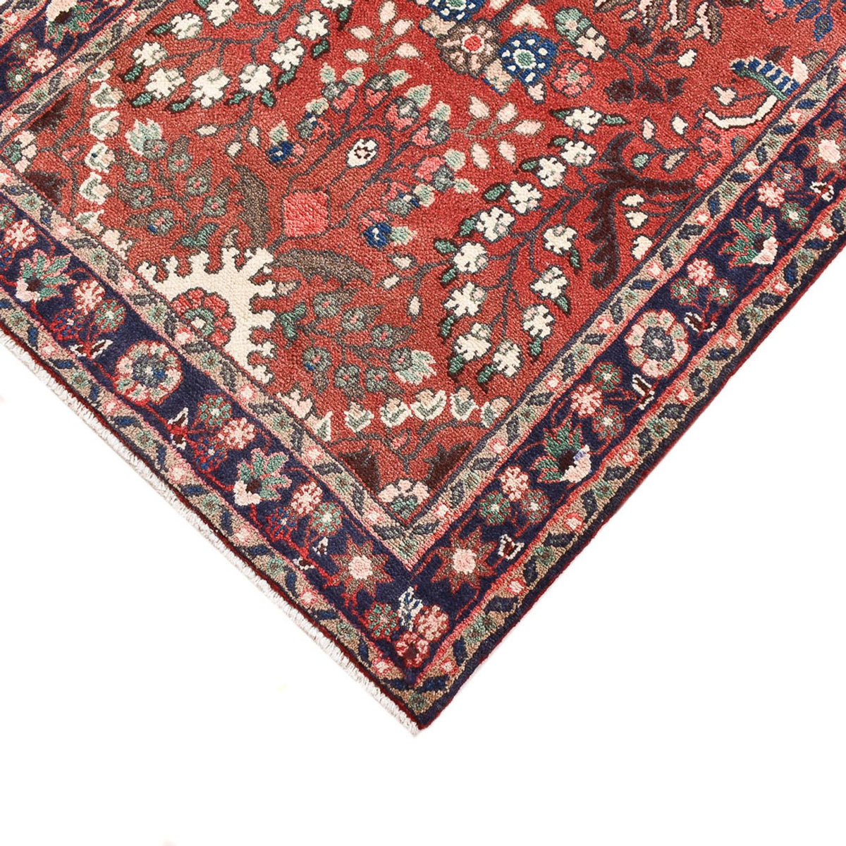 Runner Perser Rug - Nomadic - 222 x 78 cm - dark red