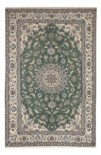 Nain - 12La Rug 197x300cm - Persian Rugs - mint green